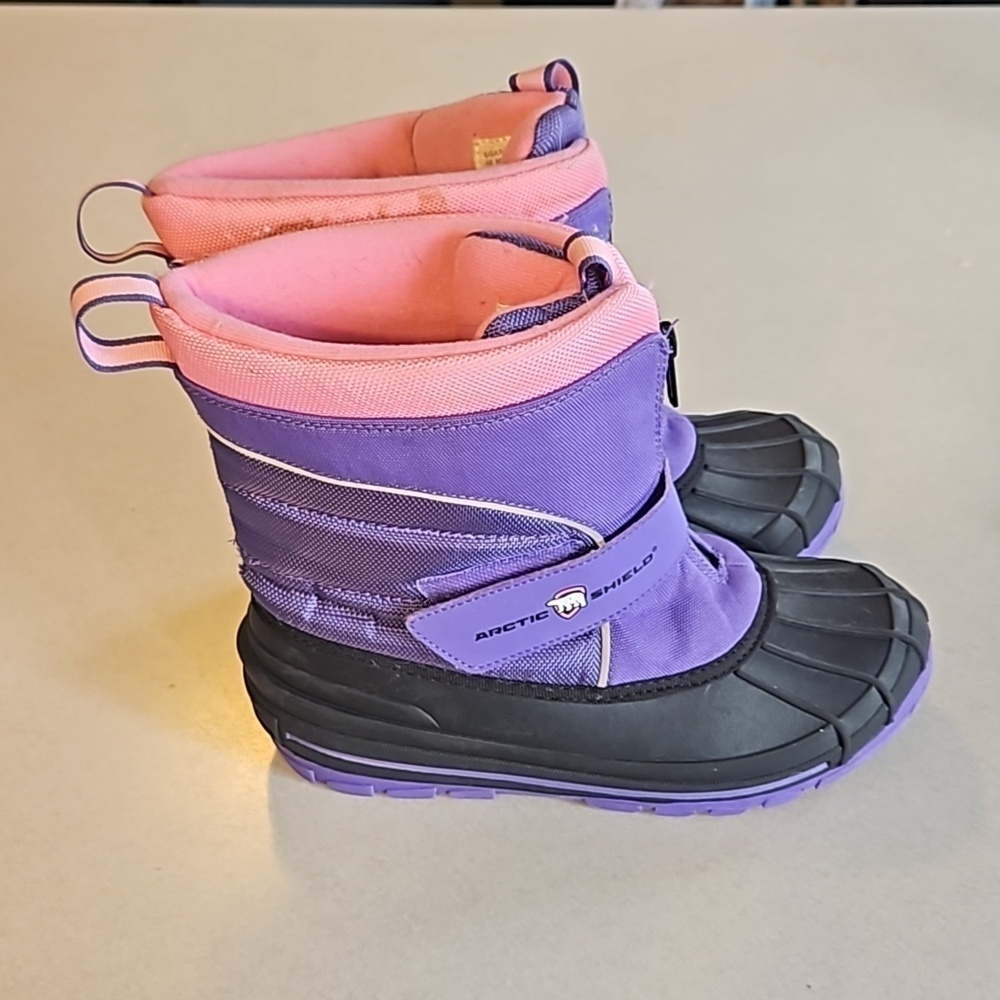 Arctic shield purple snowboots